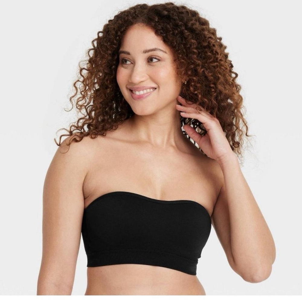 Auden Black Bandeau Bra